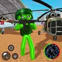 Army Men Toy Stickman Squad Su